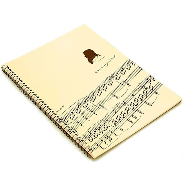 Blankt Nodestangsmusisk Kompositionsmanuskript Staff Paper Art Music N