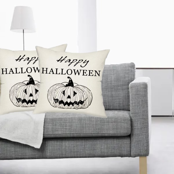 4st Halloween Linne Cover Hemmavaror Soffa Kontorsstol