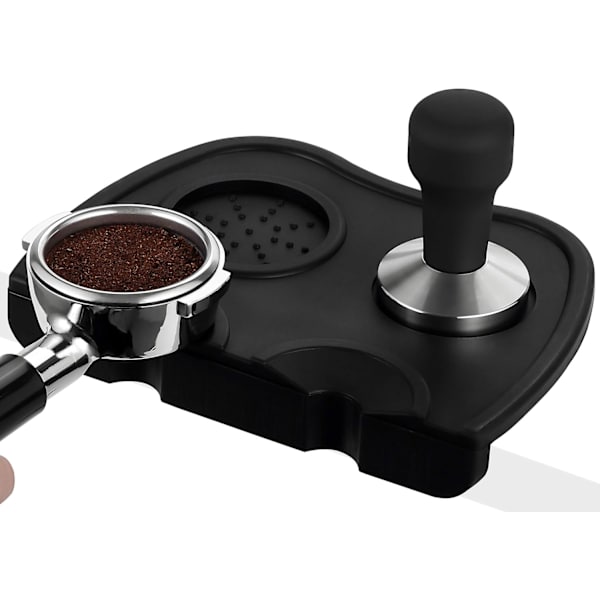 Silikon Espresso-Tampingsmatte, Kaffetampingsmatte 8 Tommer X 6 Tommer, Silikon Kaffetampermatte, Espresso Silikonmatte