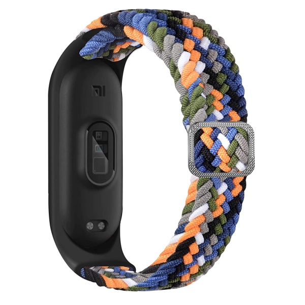 Punottu Solo Loop -ranneke Xiaomi Mi Wristband -älykellolle