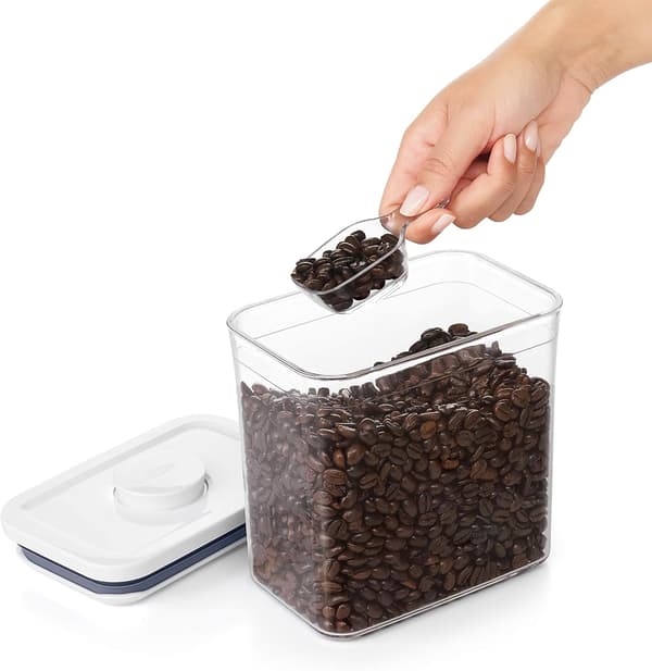 Mätsked - kaffesked, för Pop-låda - transparent