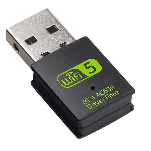 Usb Wifi Bluetooth -sovitin, 600mbps Dual Band langaton verkko ulkoinen vastaanotin, wifi-dongle PC:lle