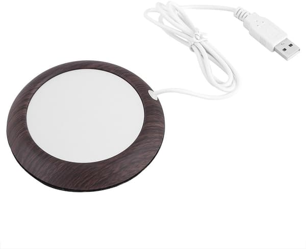 USB Koppvarmer, Elektrisk Tekaffe Krusvarmer for Kontor/Hjem