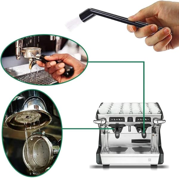 Sort - Rengøringsbørster til kaffemaskiner, espressomaskinebørste