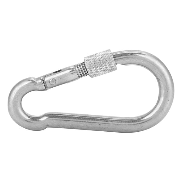 304 Rostfritt Stål Karbinhake Snabb Hängande Spänne Elastiskt Spänne Fjäderkrok (M8)