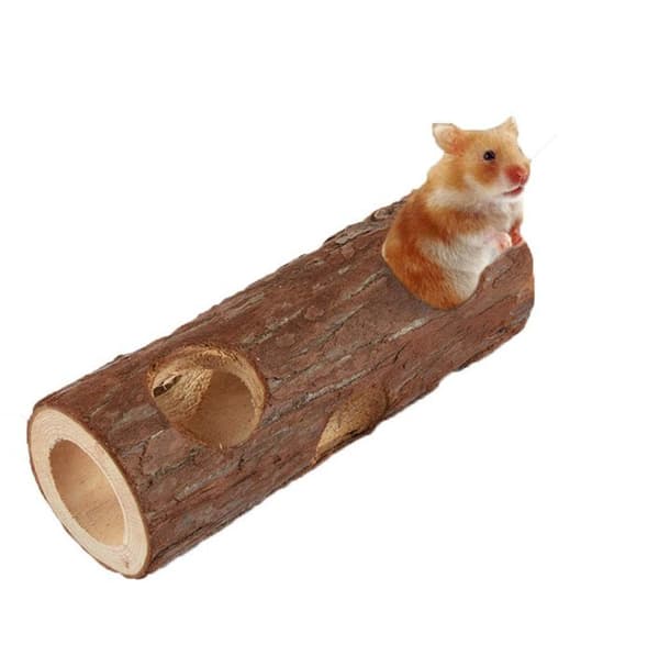 Markhamster / Mus Trärör Gnagartillbehör Träholk