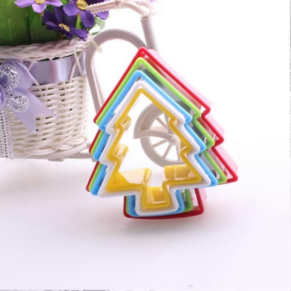 6 sæt plastik DIY kage cookie kiks fondant udstikker forme køkken bageværktøj