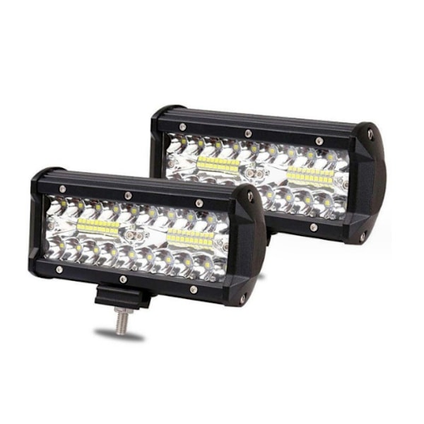 2 stk. arbeidslys LED spotlight bil vanntett spot flom LED tåkelys L
