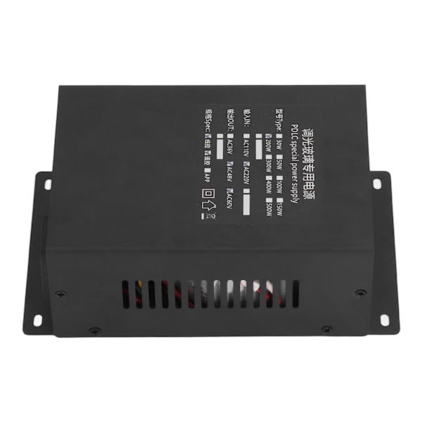PDLC Strømforsyning 200W Linje Fjernbetjening Dæmpning Glas Controller med Sikring til Hjem AC220V Indgang AC60V Udgange