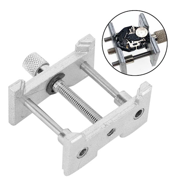 2 stk Universal Urverk Holder Klemme Urmaker Reparasjonsverktøy for Urmakerbevegelse Holder
