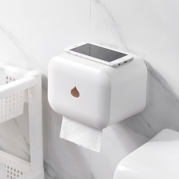 Vedenpitävä WC-paperiteline seinälle asennettava WC-paperinpidike