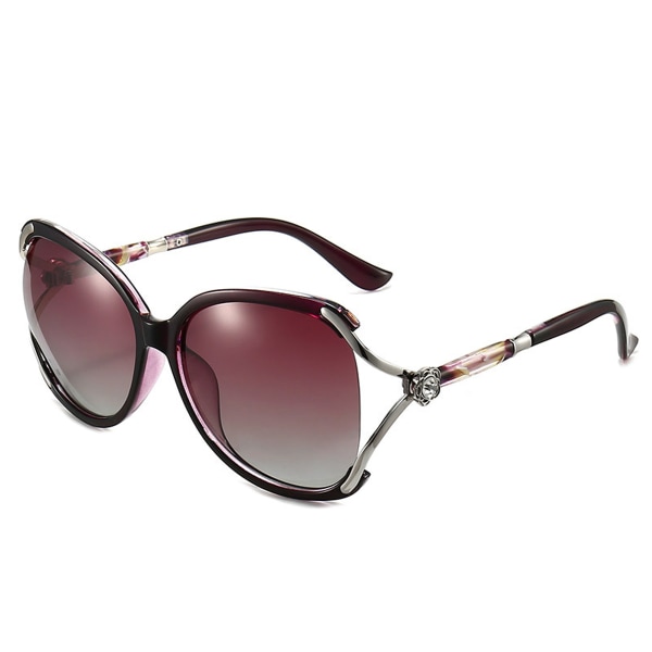 European and American large-frame elegant trendy sunglasses,