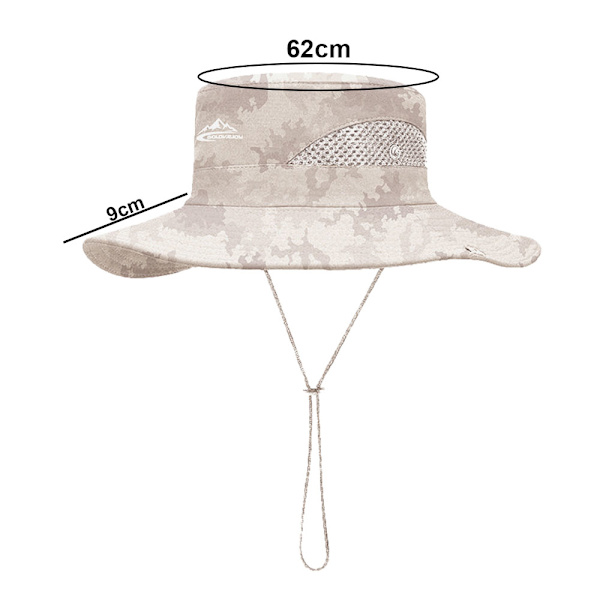 UPF 50 Boonie Hat - Solhatt, Fiskehatt, Strand &