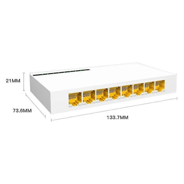 8 Port Und S Gigabit Etet S Hjemme Splitter Moning S Eu Plugg