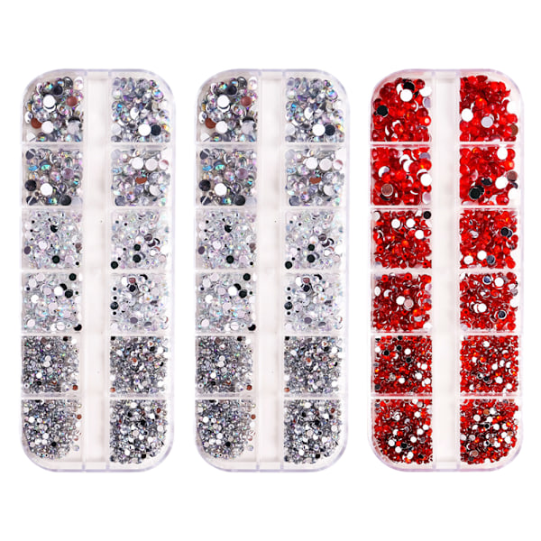 Krystal Nail Art Blanke Flatbacks Rhinestones
