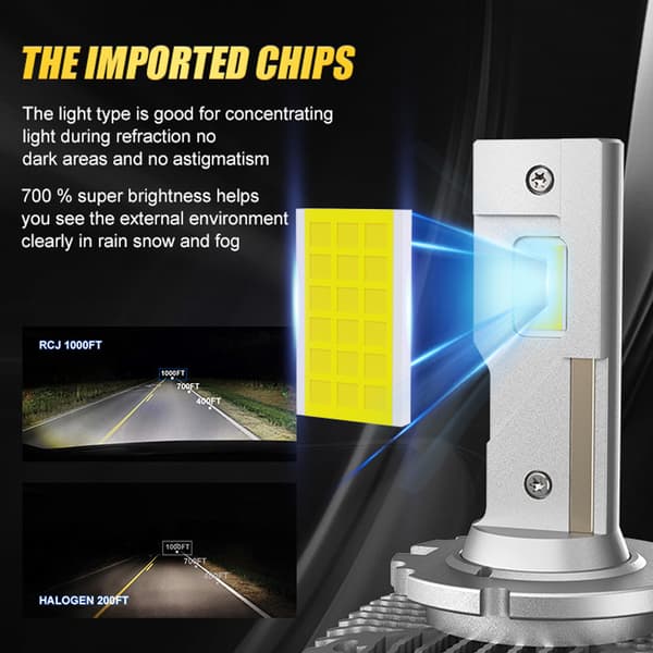 D1S LED-lampor Plug and Play Dimljus 1 st