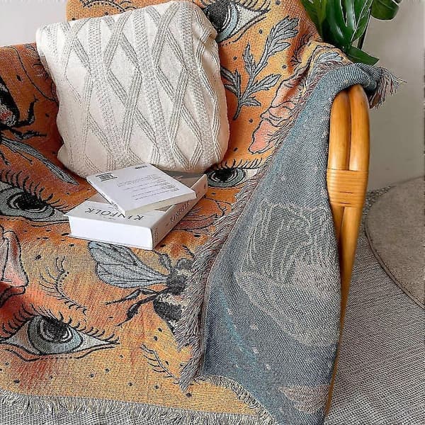Sofa Tæppe Gobelin Boheme Tæppe Fritidstæppe Betræk Tæppe Kvaster Tæppe Sofa Håndklæde Tråd Tæppe