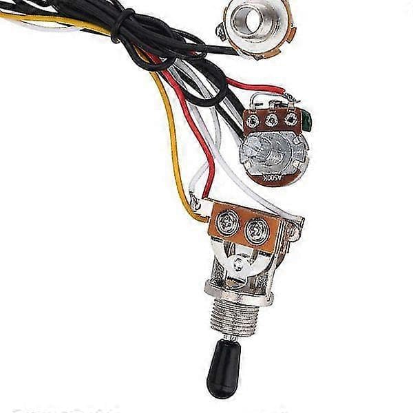 Elektrisk Gitarr Kablage Kit 3-vägs Växelströmbrytare 2 Volym 1 Ton 500k