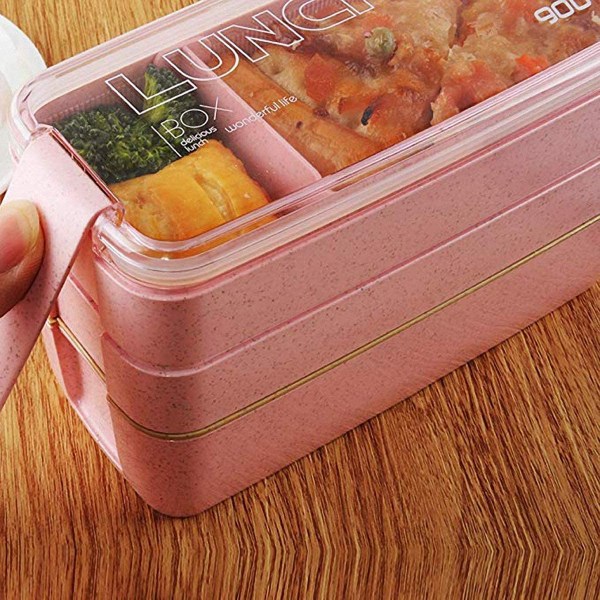 Lunchlåda Brotdose Bento Box Vesperdose för barn och vuxna