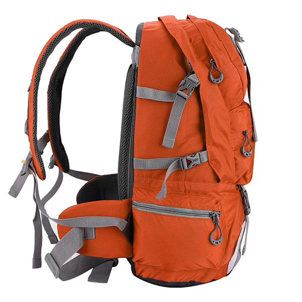 Free Knight 50L Vattentät Väska Nylon Camping Klättring Utomhus Resor Vandringsryggsäck Orange