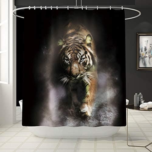 Tiger Badset Badmatta Badtillbehör set lejon Tiger Varg P