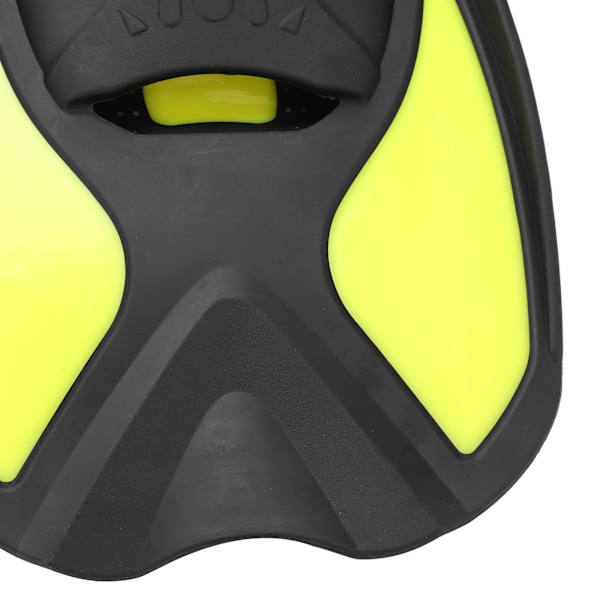 Sorte og gule XS Udendørs Vandsports Svømmefødder Bløde Snorkel Dykkerfødder Voksen Mand Kvinde Svømmesko