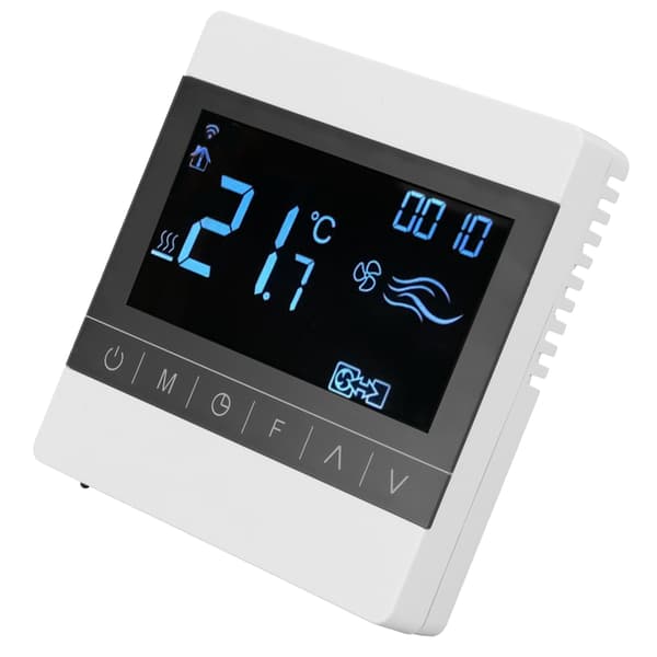 AC220V Touch Screen Termostat Vattenburen Golvvärme Temperaturkontrollpanel