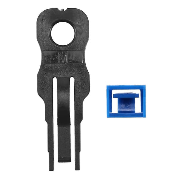 100 stk. Blå Rj45 Port Ethernet Lan Hub Støvdeksel Plugg Beskyttelse Med Proprietær