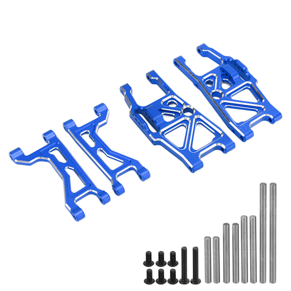Aluminiumlegering Främre Bakre Övre Nedre Fjädringsarmar för Traxxas 1/10 MAXX 2.0 RC Bil Mörkblå