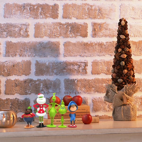 12 stk. Julekagepynt Action Figur Legetøjsdukker Sæt PVC Model Samlinger Juledekoration