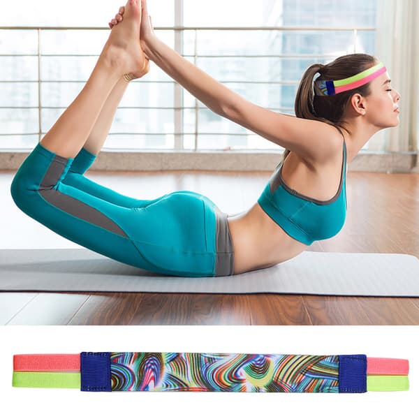 Yoga Elastisk Pustende Mykt Svetteabsorberende Hårbånd Sklisikkert Sportshodeplagg (JH-C-A4-01)