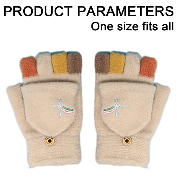 2 par dam vinterhandskar vantar varma ull stickade
