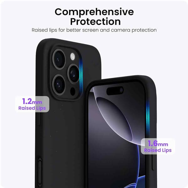 TPU-kotelo iPhone 14 Prolle - Musta, ohut ja suojaava