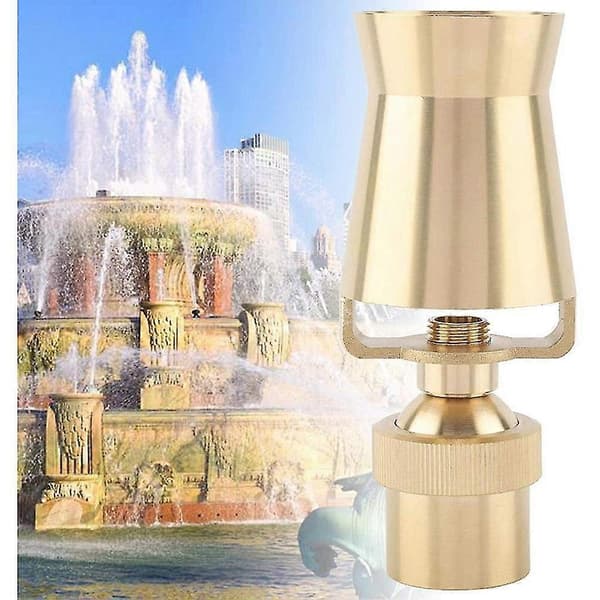 Brass Varighet Justerbar Is-Tårn Kaskade For Fontener Sprinklerhode (1 Tomme Dn25)