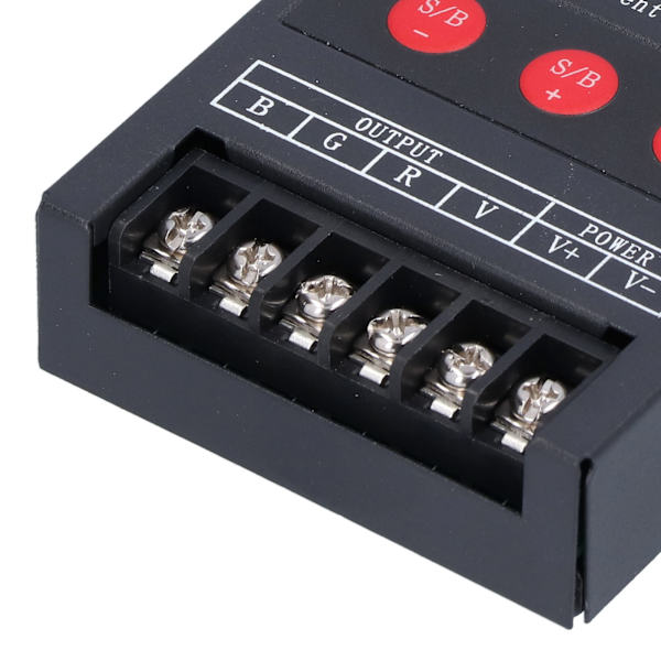 RGB LED Controller PWM Digital til Farverigt Strip Light Projekt med Fjernbetjening 5V‑12V‑24V