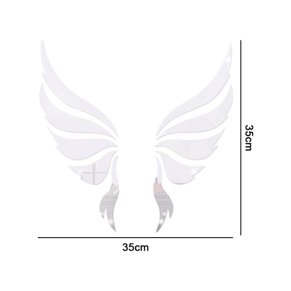 3D crystal three-dimensional decorative stickers Angel wings pat