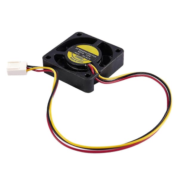 3 stk. 40mm x 10mm 3-pin 12V DC børsteløs PC-computerblæser til kabinet Black