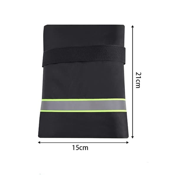 1 stycke 15 * 20CM (kardborreband) skyddskåpa med reflex