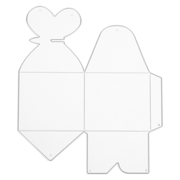 Box Die Cuts Present Enkla Praktiska Hållbara Robusta Bekväma Slim Butterfly Candy Dies