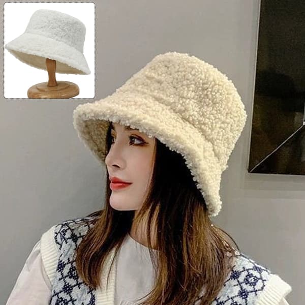 Vinter Bucket Hat Varme Hatte Fiskerhue