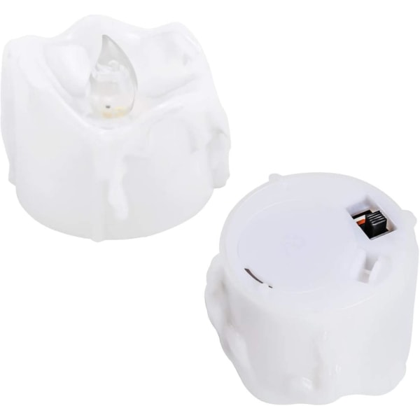 LED Timer Candles, 12 Pack LED Tea Lights Flameless Candles