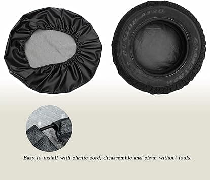(til samlet hjuldiameter 14 tommer 66-68 cm) PVC-fortykning læder
