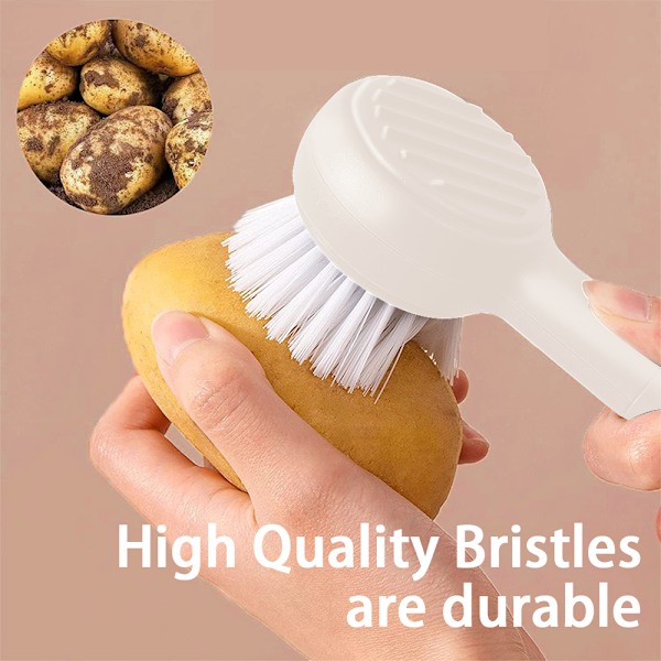Grönsaksborste Fruktskrubb Borste Bra Grepp Lång