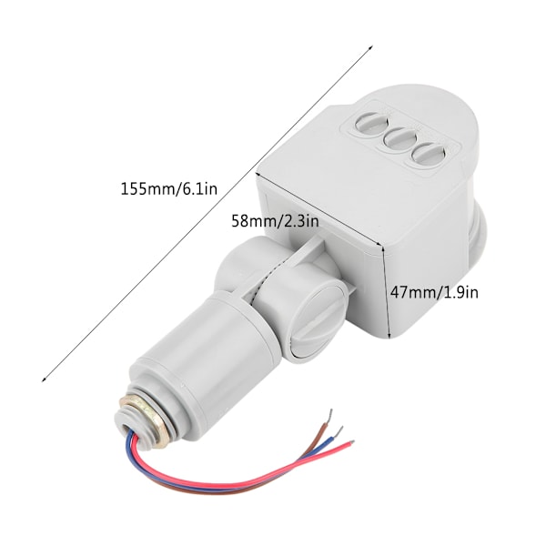 Infrared Human Body Motion Sensor Detector Inductor Switch for Led Floodlight