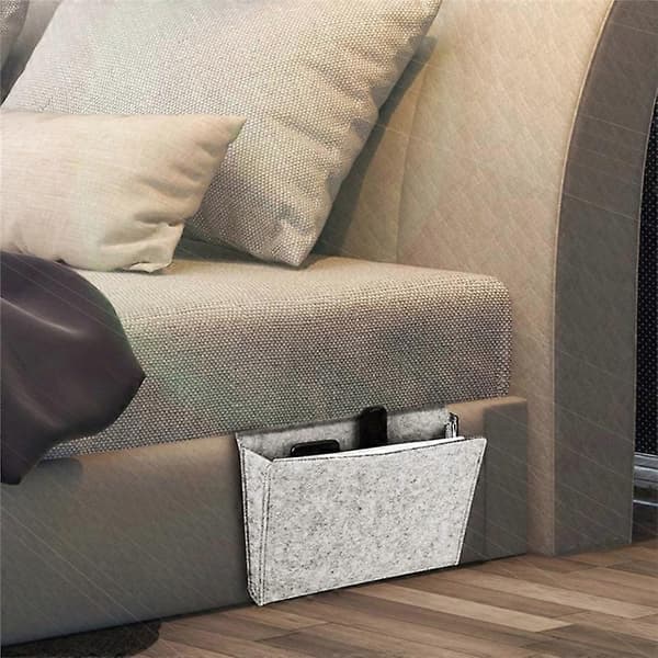Filt Husholdnings Seng Sofa Bord Side Oppbevaring Ting Hengende Beholderpose