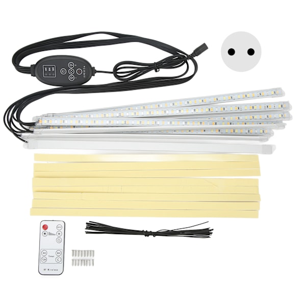 Full Spectrum Växtlampa Timer Dimbar För Inomhus Växtfrön LED Växtväxande Lampa 100-240V EU-kontakt