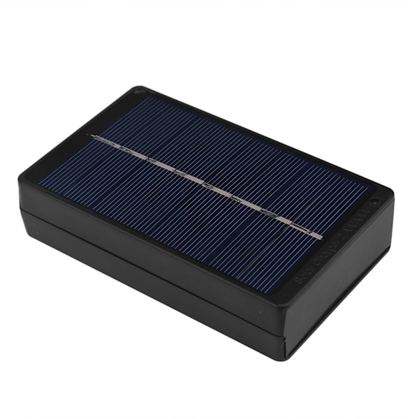1W 4V Bärbar Solpanel Laddare Laddningsbox för AA/AAA Batteri Svart