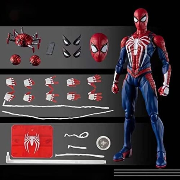 Spiderman Actionfigur Spiderman Leksak Uppgradering Kostym PS4 Spel