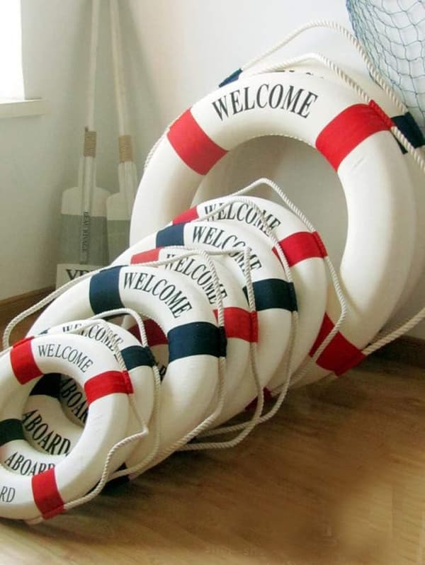 Lifebuoy Seinäkoriste - Tervetuloa Aboard Mediterranean