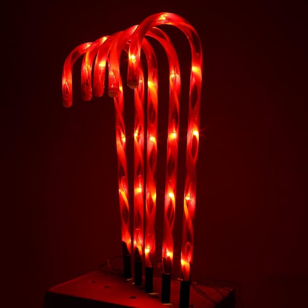 Jule Candy Cane Lys, Over 53 cm til Udendørs Dekorations Tilbehør